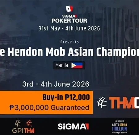 Inaugural Hendon Mob Championship Asian Champion Set During SPT Manila