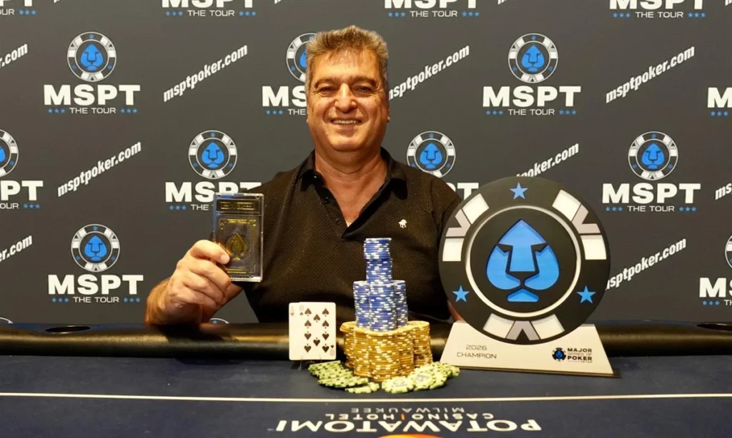 Newcomer Hamid Izadi Dominates Field to Capture First MSPT Victory