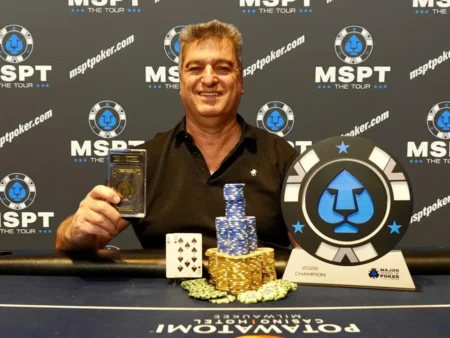Newcomer Hamid Izadi Dominates Field to Capture First MSPT Victory
