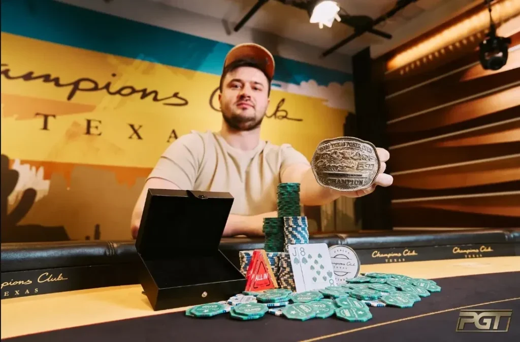 Vladyslav Shovkovyi Wins PGT Texas Poker Open Main Event for $180,000
