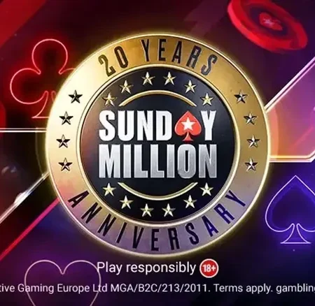 PokerStars Sunday Million 20th Anniversary 2026: Schedule, $109 Buy-In & How to Qualify for the September 6 Finale