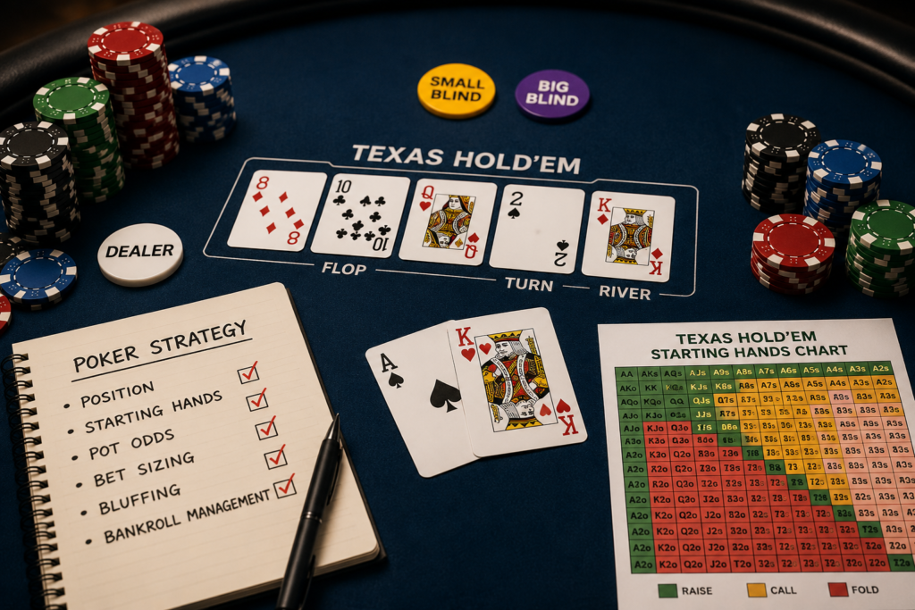 Texas Hold’em Strategy for Beginners: Step-by-Step Guide