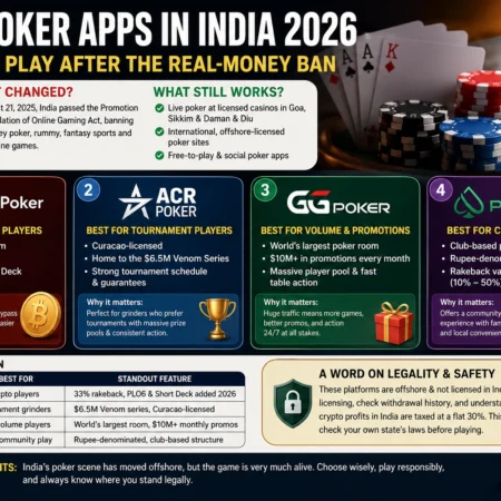 Best Poker Apps in India 2026: Where to Play After the Real-Money Ban