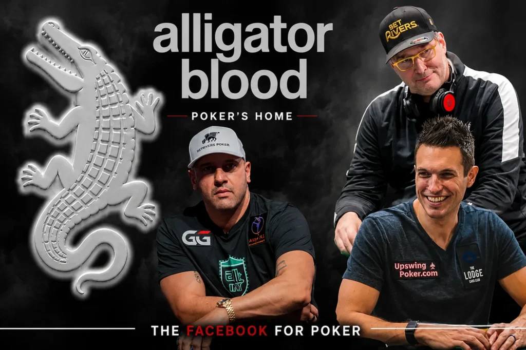 Is Alligator Blood the Facebook for Poker? Hellmuth, Polk & Mizrachi Launch New Social Media Site