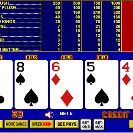 Bonus Poker (Video Poker): Rules, Paytables & 8/5 Full Pay Explained
