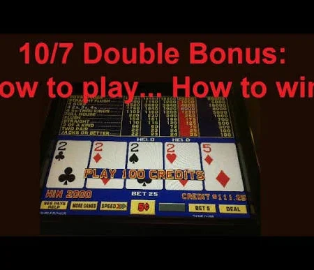 Double Bonus Poker Strategy: Chasing the 10/7 Paytable