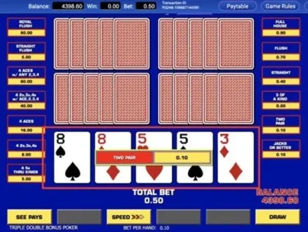 Double Double Bonus Poker: Paytable, Free Play & Where to Find 10/6 (2026 Guide)