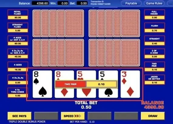 Double Double Bonus Poker: Paytable, Free Play & Where to Find 10/6 (2026 Guide)