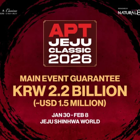 Home 4 APT Jeju 2026: Asian Poker Tour Schedule & Guarantees
