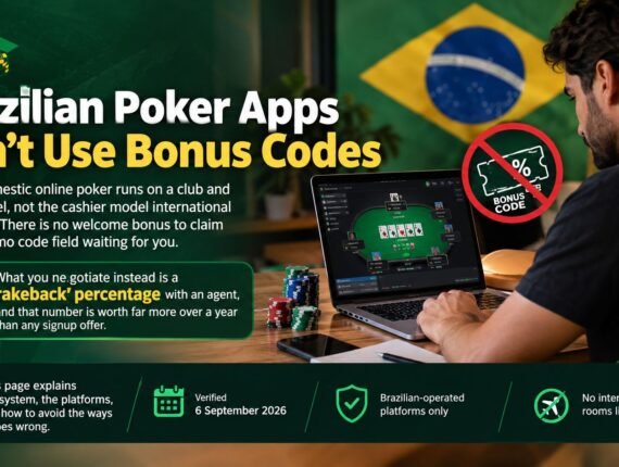 Home 2 Brazilian Poker Apps Don’t Use Bonus Codes | 2026 Guide