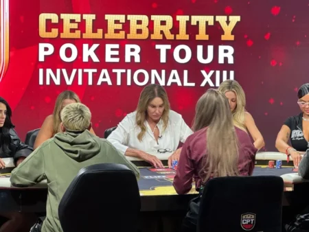 Caitlyn Jenner Learns the Ropes of Poker at the Celebrity Poker Tour