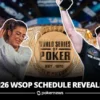 Poker’s Fall Calendar: Every Major Tournament Series Worth Tracking Through November 2026