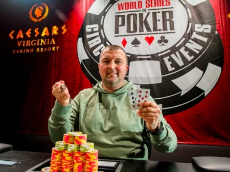 Valentin Lita Wins Inaugural WSOP Circuit Main Event at Caesars Virginia