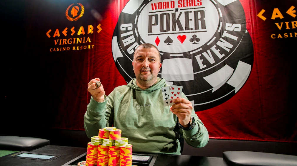 Valentin Lita Wins Inaugural WSOP Circuit Main Event at Caesars Virginia