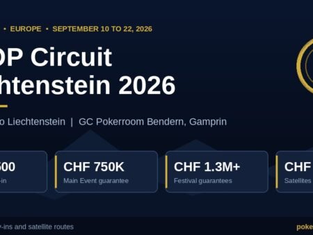 WSOP Circuit Liechtenstein 2026: Grand Casino Schedule & Buy-Ins