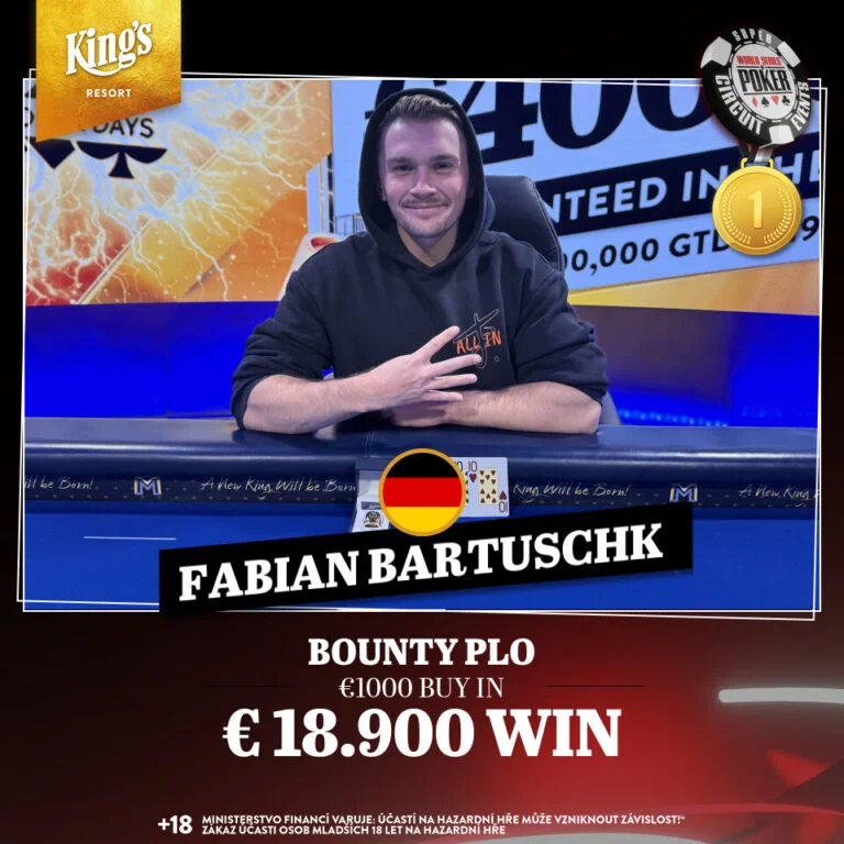 King's WSOP Super Circuit 2026: Nicholas Scott and Fabian Bartuschk Win the First Two Rings in Rozvadov 2 King’s WSOP Super Circuit 2026: Nicholas Scott and Fabian Bartuschk Win the First Two Rings in Rozvadov