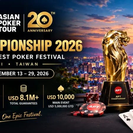 APT Championship 2026: Asian Poker Tour’s 20th-Anniversary Festival in Taipei