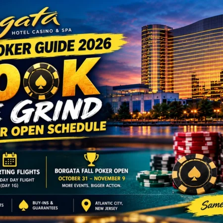 Borgata Poker Schedule 2026: October & November Tournaments and Prize Pools