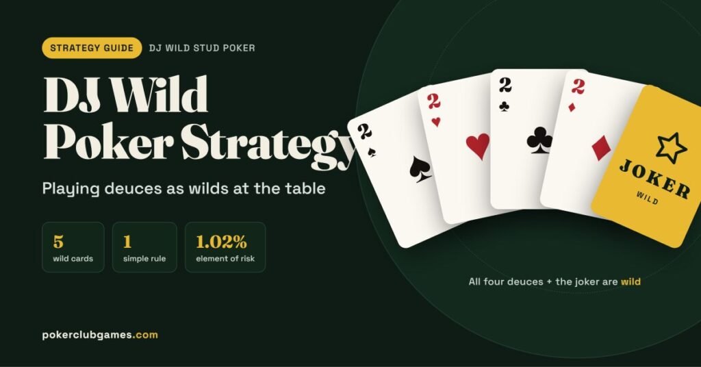DJ Wild Poker Strategy: Playing Deuces as Wilds at the Table