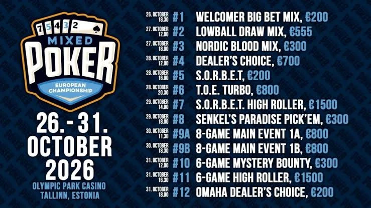 European Mixed Poker Championship 2026: Full Schedule, Buy-Ins & Why Mixed Games Are Booming