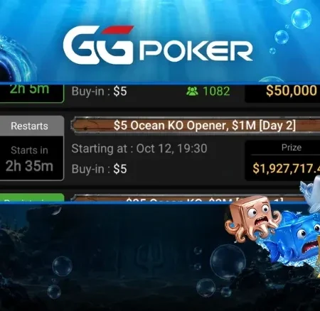 GGPoker Breaks All-Time Poker Tournament Record as $5 Ocean KO Draws 420,084 Entries