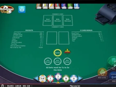 Mississippi Stud: Rules, Payouts & How the 3x Bets Work