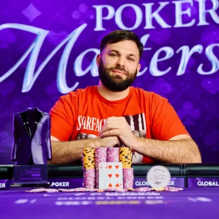 Justin Vaysman Turns a Quarter of a Big Blind into a $192,000 Poker Masters Win