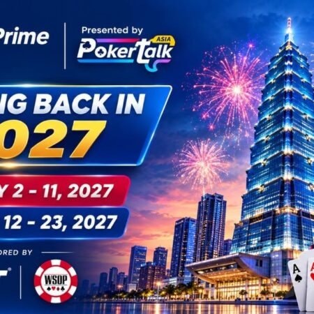 WPT Prime Taiwan Returns to Taipei in January 2027: What Poker Players Need to Know