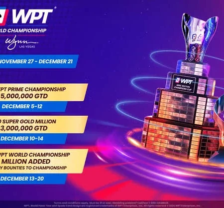 Home 24 WPT World Championship 2026: Wynn Las Vegas Full Schedule & Guarantees