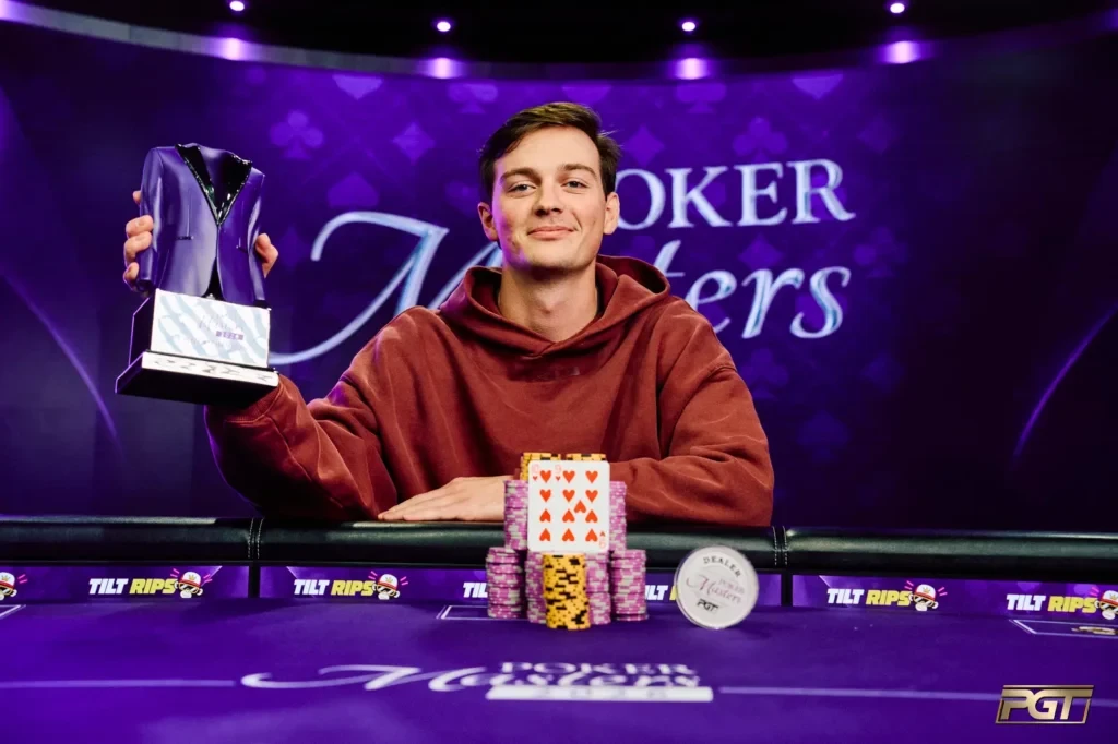 Poker Masters 2026: Myles Mullaly Wins Event #1 for $218,400 and His First PGT Trophy