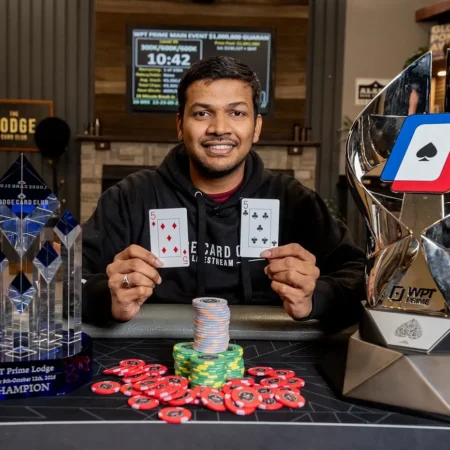 Shrikant Pillamarapu Wins WPT Prime Lodge Championship in Texas After Short-Stack Comeback