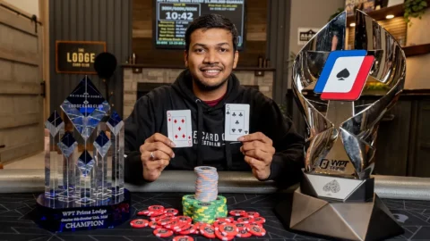 Shrikant Pillamarapu Wins WPT Prime Lodge Championship in Texas After Short-Stack Comeback